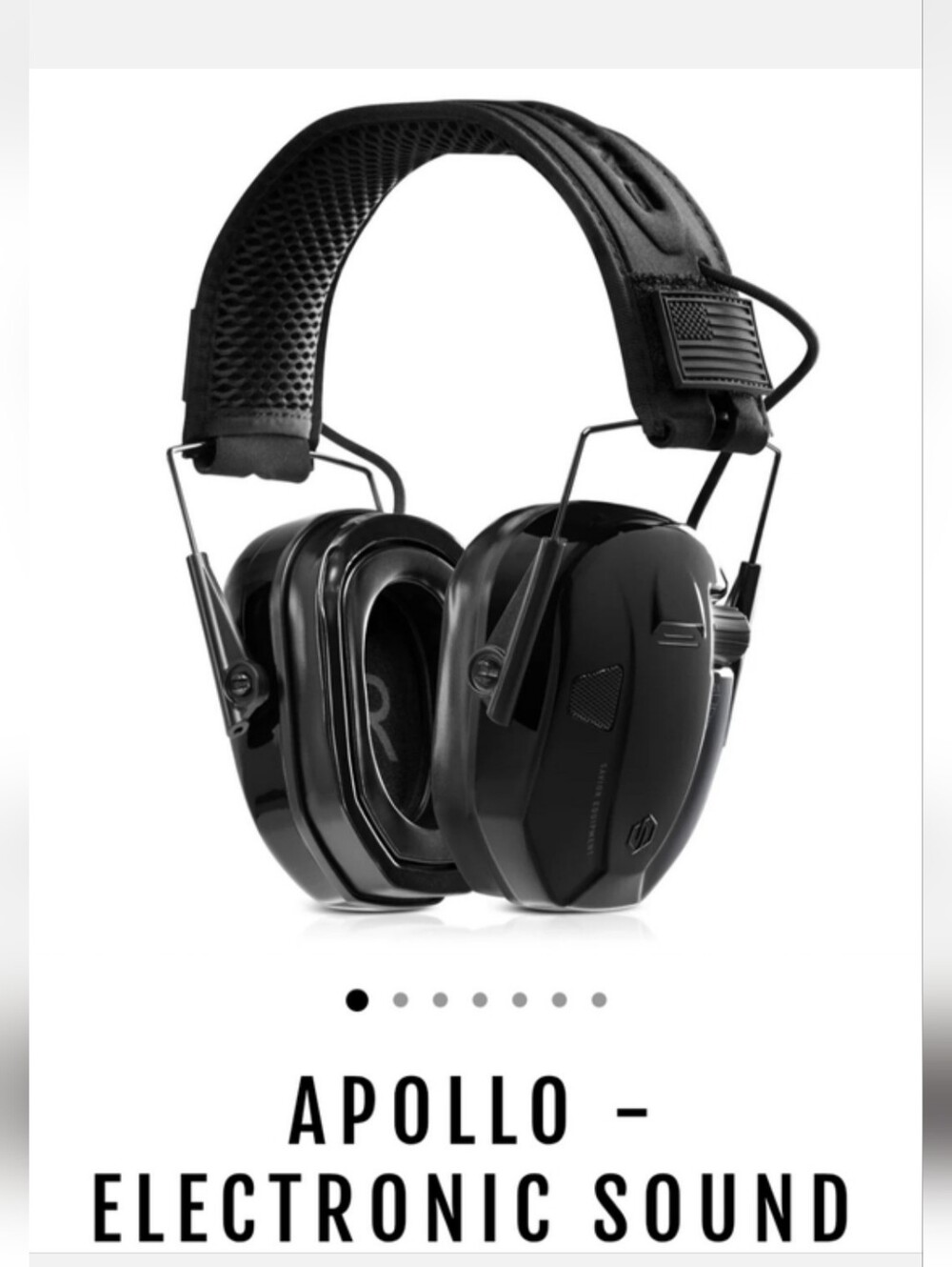 Apollo Electronic Sound Suppressors Headphones - Black